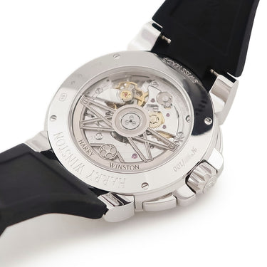 腕時計 ハリーウィンストン Harry Winston オーシャン バイレトログラード OCEABI36WW058 自動巻き レディース K18WG無垢 純正ダイヤ シェル