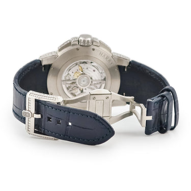 腕時計 ハリーウィンストン Harry Winston オーシャン バイレトログラード OCEABI42WW002 自動巻き メンズ K18WG無垢 純正ダイヤ シェル