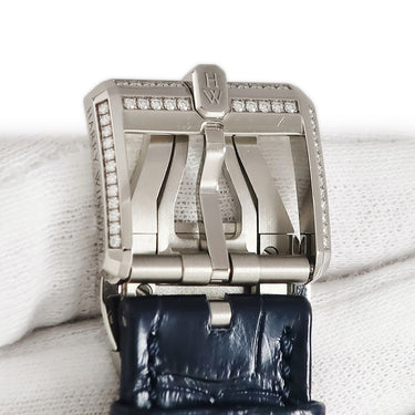 腕時計 ハリーウィンストン Harry Winston オーシャン バイレトログラード OCEABI42WW002 自動巻き メンズ K18WG無垢 純正ダイヤ シェル