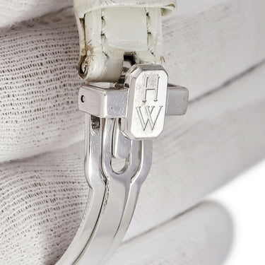 腕時計 ハリーウィンストン Harry Winston OH済 アヴェニュー クラシック エリプティック AVEQHM21WW241 クオーツ レディース K18WG ダイヤ