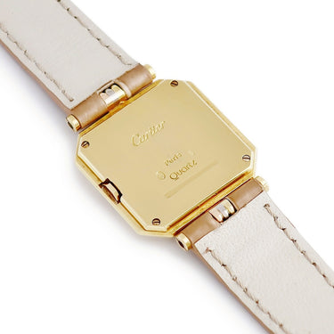 腕時計 カルティエ Cartier サンチュール LM 83723753 クオーツ レディース ホワイト K18YG×K18WG×K18PG 無垢 コンビ ヴィンテージ