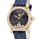 腕時計 ショパール CHOPARD ハッピームーン 274894-5001 自動巻き レディース 未使用 K18RG無垢 純正ダイヤ ハッピースポーツ