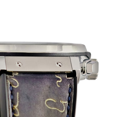 腕時計 ウブロ HUBLOT クラシックフュージョン ベルルッティ スクリット 521.NX.050B.VR.JBER17 自動巻き メンズ OH済 ブルー 限定