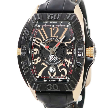 腕時計 フランクミュラー FRANCK MULLER コンキスタドール グランプリ 8900SCJ 自動巻き メンズ K18PG×Ti コンビ デイト 日本限定