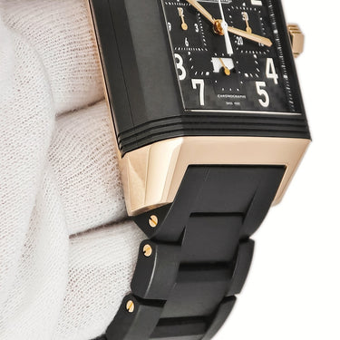 腕時計 ジャガールクルト JAEGER LECOULTRE レベルソ スクアドラ ワールドタイム Q702L67P 231.L.50 自動巻き メンズ K18RG×セラミック 限定