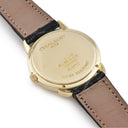 腕時計 ショーメ CHAUMET グリフィス クオーツ レディース K18YG無垢 デイト バー ローマン 青針 ホワイト 白