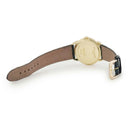 腕時計 ショーメ CHAUMET グリフィス クオーツ レディース K18YG無垢 デイト バー ローマン 青針 ホワイト 白