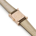 腕時計 エルメス HERMES Hウォッチ ミニ TPM HH1.173 クオーツ レディース K18PG無垢 純正ダイヤ シェル H型 アラビア