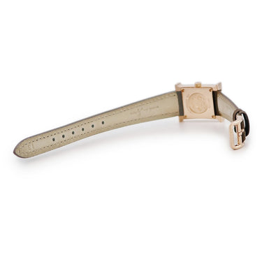 腕時計 エルメス HERMES Hウォッチ ミニ TPM HH1.173 クオーツ レディース K18PG無垢 純正ダイヤ シェル H型 アラビア