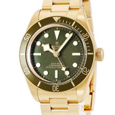 腕時計 チュードル TUDOR ブラックベイ 58 18K 79018V-0006 ランダム番 自動巻き メンズ ランダム番 K18YG無垢 マットグリーン チューダー