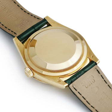 腕時計 ロレックス ROLEX デイデイト 36 118138 ランダム番 自動巻き メンズ ランダム番 K18YG無垢 純正ダイヤ グリーン 緑 アラビア