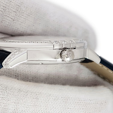 腕時計 ハリーウィンストン Harry Winston ミッドナイト デイト ムーンフェイズ 36mm MIDAMP36WW001 自動巻き メンズ K18WG無垢 純正ダイヤ