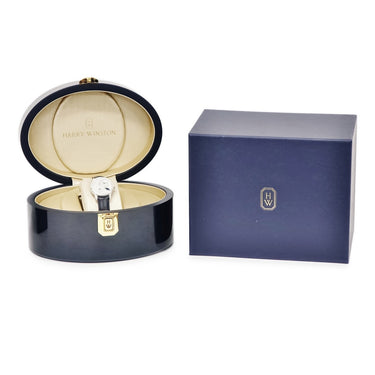 腕時計 ハリーウィンストン Harry Winston ミッドナイト デイト ムーンフェイズ 36mm MIDAMP36WW001 自動巻き メンズ K18WG無垢 純正ダイヤ