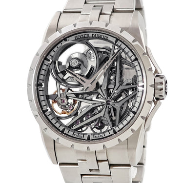 腕時計 ロジェデュブイ ROGER DUBUIS エクスカリバー モノバランシエ チタンエディション DBEX0956 自動巻き メンズ スケルトン
