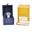 腕時計 ルイヴィトン LOUIS VUITTON タンブール スリム モノグラム エクリプス Q1DM0Z クオーツ メンズ グレー デイト アラビア