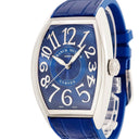 腕時計 フランクミュラー FRANCK MULLER グランド カーベックス CX CX40SCAT 自動巻き メンズ ギョウシェ ブルー 青 アラビア