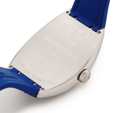 腕時計 フランクミュラー FRANCK MULLER グランド カーベックス CX CX40SCAT 自動巻き メンズ ギョウシェ ブルー 青 アラビア