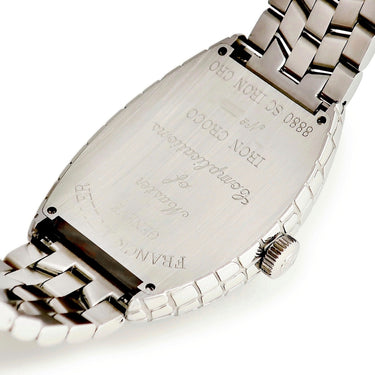 腕時計 フランクミュラー FRANCK MULLER トノウカーベックス アイアンクロコ 8880SC IRON CRO 自動巻き メンズ ビザン数字 シルバー