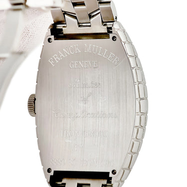 腕時計 フランクミュラー FRANCK MULLER トノウカーベックス アイアンクロコ 8880SC IRON CRO 自動巻き メンズ ビザン数字 シルバー
