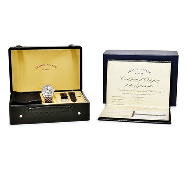 腕時計 フランクミュラー FRANCK MULLER トノウカーベックス アイアンクロコ 8880SC IRON CRO 自動巻き メンズ ビザン数字 シルバー