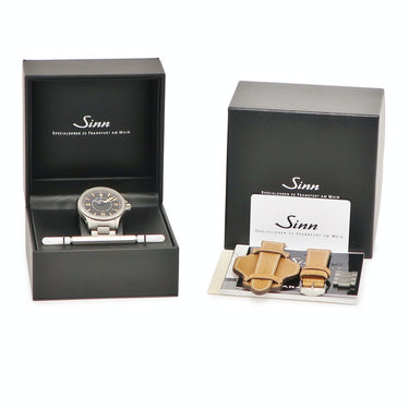 腕時計 ジン SINN 856.B-Uhr リミテッドエディション 856.B-Uhr 自動巻き メンズ ブラック 黒 デイト ナビゲーションウォッチ 限定