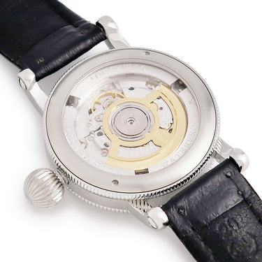 腕時計 クロノスイス CHRONOSWISS タイムマスター レフトハンド CH2833le 自動巻き メンズ 蛍光文字盤 回転ベゼル デイト バー アラビア