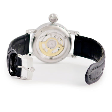 腕時計 クロノスイス CHRONOSWISS タイムマスター レフトハンド CH2833le 自動巻き メンズ 蛍光文字盤 回転ベゼル デイト バー アラビア