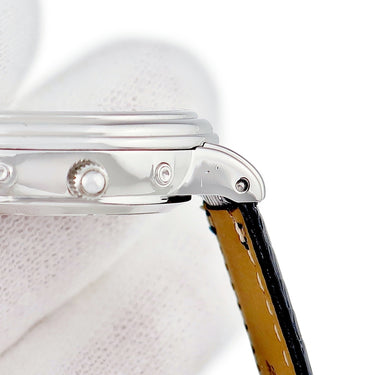 腕時計 ブランパン BLANCPAIN ヴィルレ ムーンフェイズ 6395-1127A-55 自動巻き レディース OH済 ホワイト 白 トリプルカレンダー