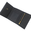 エルメス HERMES ベアン コンビネ ブラック ヴォーエプソン 三つ折り財布 ゴールド金具 黒