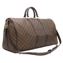 ルイヴィトン LOUIS VUITTON キーポル バンドリエール 55 N41414 ダミエエベヌ ダミエキャンバス ボストンバッグ ゴールド金具 茶 鍵・パドロック欠品