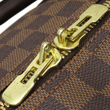 ルイヴィトン LOUIS VUITTON キーポル バンドリエール 55 N41414 ダミエエベヌ ダミエキャンバス ボストンバッグ ゴールド金具 茶 鍵・パドロック欠品