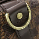 ルイヴィトン LOUIS VUITTON キーポル バンドリエール 55 N41414 ダミエエベヌ ダミエキャンバス ボストンバッグ ゴールド金具 茶 鍵・パドロック欠品