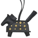 エルメス HERMES ロデオ ロべオロックPM ブラック アニューミロ バッグチャーム ゴールド金具 黒