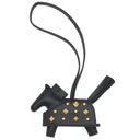 エルメス HERMES ロデオ ロべオロックPM ブラック アニューミロ バッグチャーム ゴールド金具 黒
