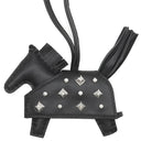 エルメス HERMES ロデオ ロべオロックPM ブラック アニューミロ バッグチャーム シルバー金具 黒