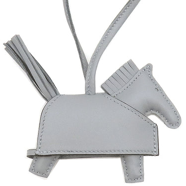 エルメス HERMES ロデオ ロべオロックPM グリパンタン アニューミロ バッグチャーム シルバー金具 新品 未使用 ライトグレー