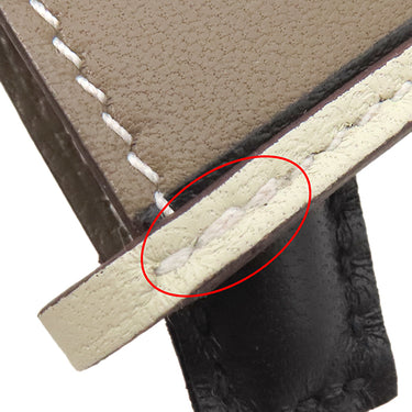 エルメス HERMES ロデオ ロべオ クールPM ブラック×クレ×エトゥープ アニューミロ バッグチャーム 黒 オフホワイト グレージュ