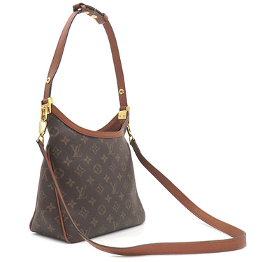 ルイヴィトン LOUIS VUITTON ホーボー ドーフィーヌMM M45195 モノグラムリバース モノグラムキャンバス 2WAYバッグ ゴールド金具 茶 3WAY