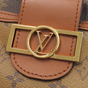 ルイヴィトン LOUIS VUITTON ホーボー ドーフィーヌMM M45195 モノグラムリバース モノグラムキャンバス 2WAYバッグ ゴールド金具 茶 3WAY