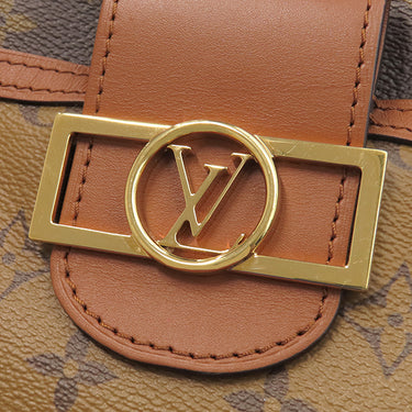 ルイヴィトン LOUIS VUITTON ホーボー ドーフィーヌMM M45195 モノグラムリバース モノグラムキャンバス 2WAYバッグ ゴールド金具 茶 3WAY