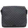 ルイヴィトン LOUIS VUITTON ディストリクト MM N41272 ダミエグラフィット ダミエグラフィットキャンバス ショルダーバッグ シルバー金具 グレー 黒 メッセンジャーバッグ