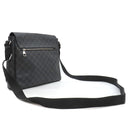 ルイヴィトン LOUIS VUITTON ディストリクト MM N41272 ダミエグラフィット ダミエグラフィットキャンバス ショルダーバッグ シルバー金具 グレー 黒 メッセンジャーバッグ