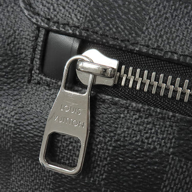 ルイヴィトン LOUIS VUITTON ディストリクト MM N41272 ダミエグラフィット ダミエグラフィットキャンバス ショルダーバッグ シルバー金具 グレー 黒 メッセンジャーバッグ