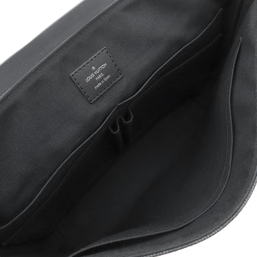 ルイヴィトン LOUIS VUITTON ディストリクト MM N41272 ダミエグラフィット ダミエグラフィットキャンバス ショルダーバッグ シルバー金具 グレー 黒 メッセンジャーバッグ