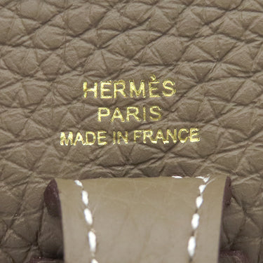 エルメス HERMES エヴリンTPM アマゾン エトゥープ×ブルーインディゴ トリヨンクレマンス ショルダーバッグ ゴールド金具 新品 未使用 グレージュ