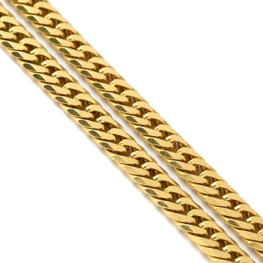 喜平 KIHEI K18 18金 60.4cm 20.2g 6面 ダブル Ｗ イエローゴールド K18YG ネックレス 造幣局検定マーク ※ショッピングローン対応していません