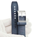 ブライトリング BREITLING 純正 ダイバープロ ラバーバンド ブルー ラバー ステンレススチール 腕時計パーツ 新品同様 替え ベルト ストラップ 22mm 純正SS製尾錠付き ブルー 青