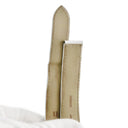 カルティエ Cartier 純正 パシャ用 クロコバンド ホワイト クロコダイル 腕時計パーツ 替え ベルト 本革 予備 18ｍｍ ホワイト 白 シャイニー Dバックル用