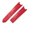カルティエ Cartier 純正 クロコバンド レッド クロコダイル 腕時計パーツ 替え ベルト ストラップ 本革 予備 スペア 部品 パーツ 20ｍｍ レッド 赤