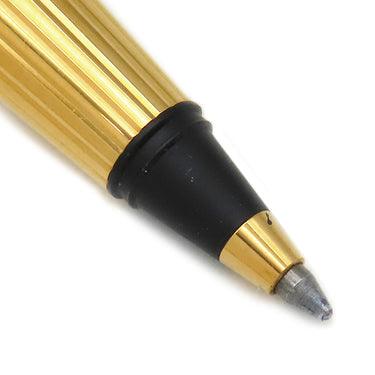 カルティエ Cartier パシャ ドゥ カルティエ 1989 ゴールド GP ボールペン ブルーカボション トリニティライン F字 青インク 筆記確認済み